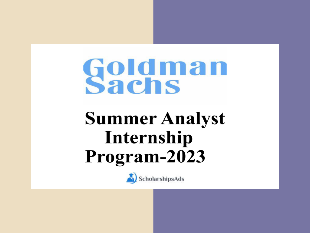 Summer Analyst Internship Program 2024 for Students Summer Internships